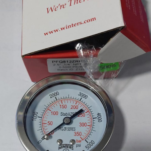 Manómetro Winters de 0 a 5000 psi